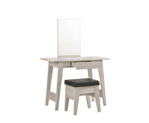 Melbournians Furniture Dressing Table Dressing Table With Stool In White Oak