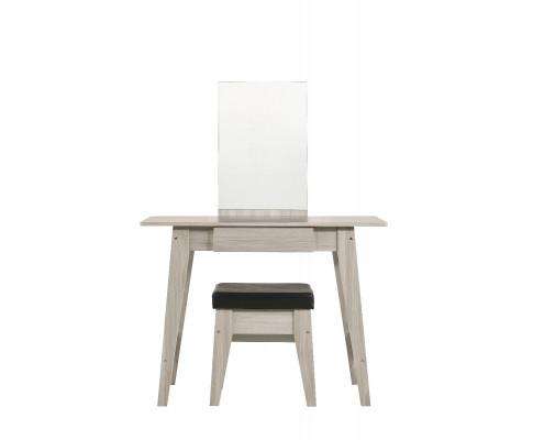 Melbournians Furniture Dressing Table Dressing Table With Stool In White Oak