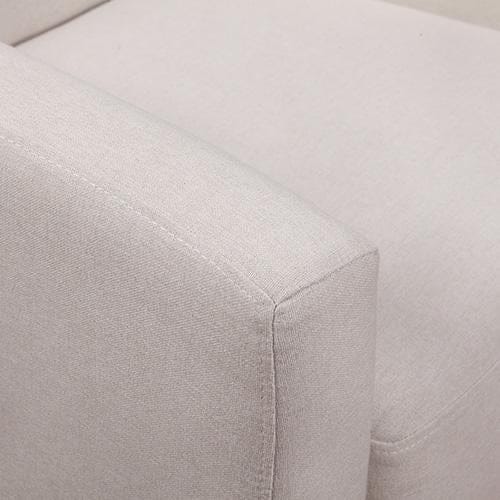Melbournians Furniture Accent Chair Emily Arm Chair Beige Colour