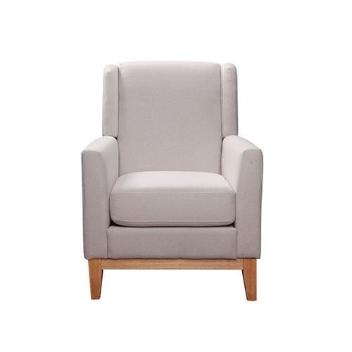 Melbournians Furniture Accent Chair Emily Arm Chair Beige Colour