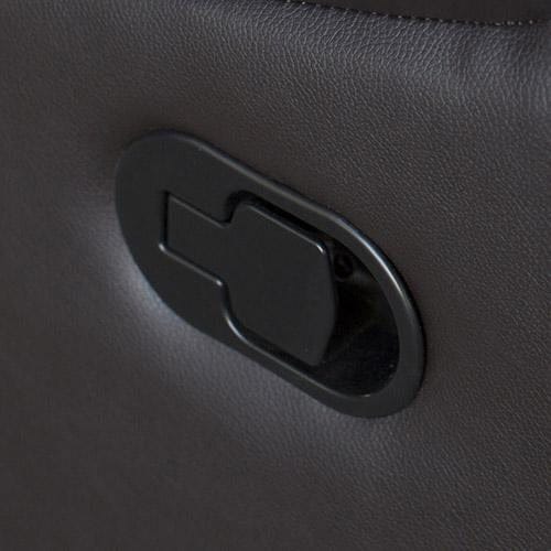 Melbournians Furniture Accent Chair Fantasy Recliner Pu Leather 1R Brown