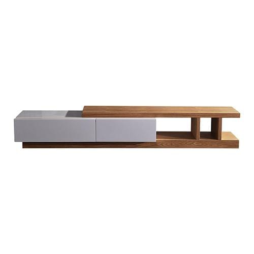 Melbournians Furniture TV Unit Grandora TV Cabinet White Ash Colour