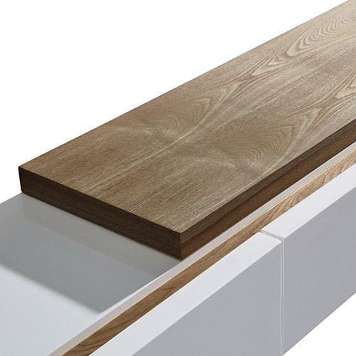 Melbournians Furniture TV Unit Grandora TV Cabinet White Ash Colour