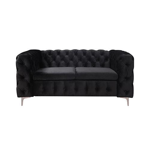 Melbournians Furniture Sofa Jacques 2 Seater Black Colour