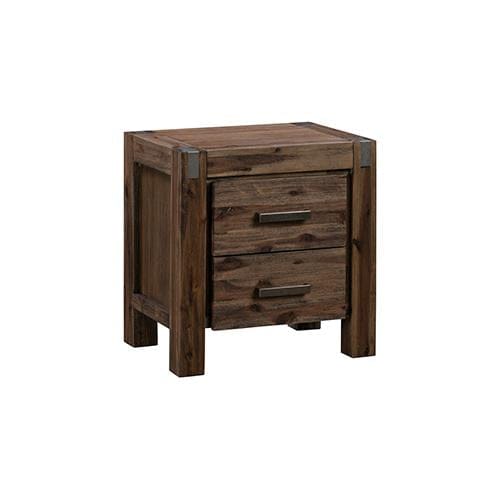 Melbournians Furniture Bedside Table Java Bedside Table Chocolate