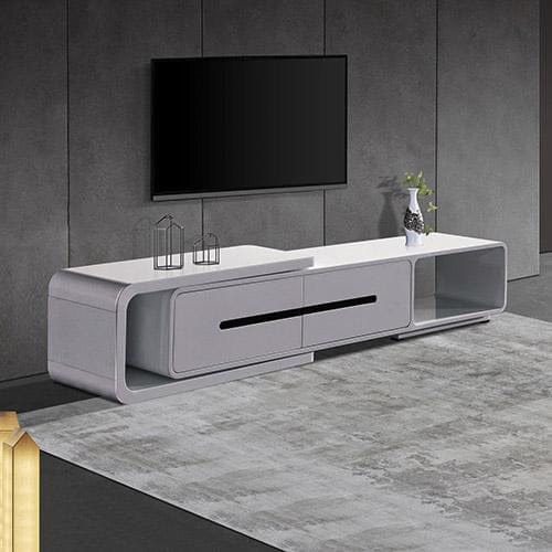 Melbournians Furniture TV Unit Majeston TV Cabinet White Colour
