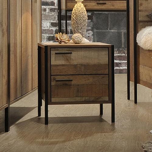 Melbournians Furniture Bedside Table Mascot Bedside Table Oak Colour