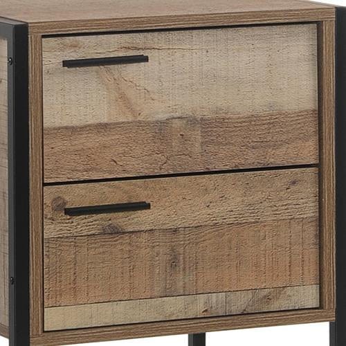 Melbournians Furniture Bedside Table Mascot Bedside Table Oak Colour