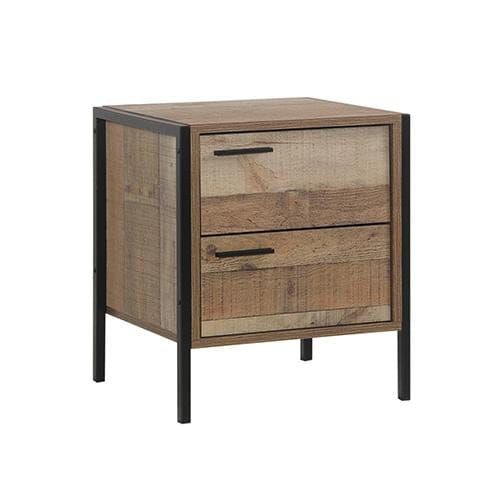 Melbournians Furniture Bedside Table Mascot Bedside Table Oak Colour