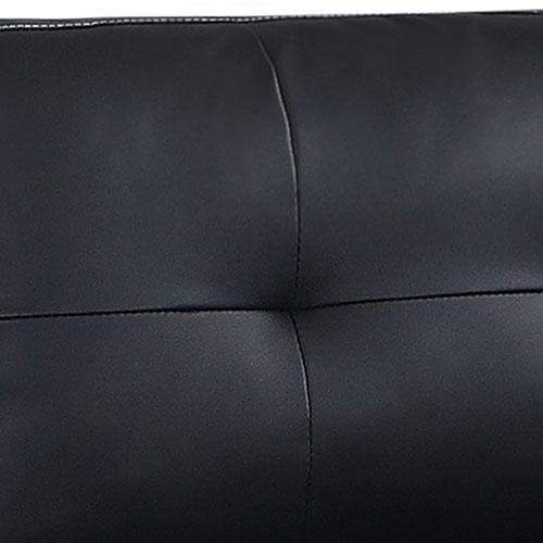 Melbournians Furniture Sofa Nikki Sofa Black Colour 2 Seater PU Leather