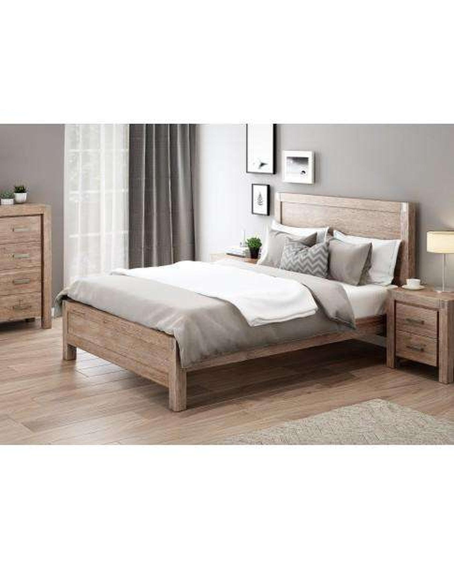 Melbournians Furniture Bedframe Nowra Bedframe - OAK
