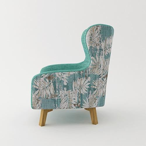 Melbournians Furniture Accent Chair Rose Arm Chair Printing on Back