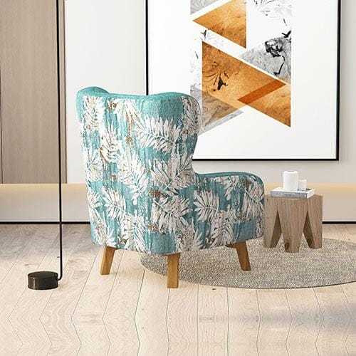 Melbournians Furniture Accent Chair Rose Arm Chair Printing on Back
