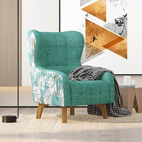 Melbournians Furniture Accent Chair Rose Arm Chair Printing on Back