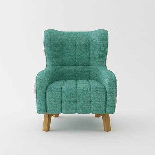 Melbournians Furniture Accent Chair Rose Arm Chair Printing on Back