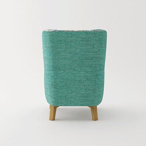 Melbournians Furniture Accent Chair Rose Arm Chair Printing on Seat
