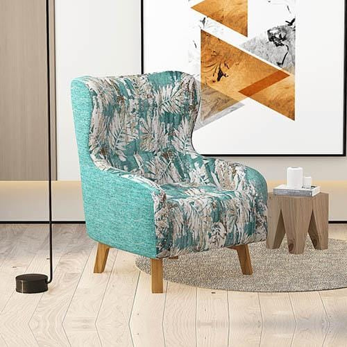 Melbournians Furniture Accent Chair Rose Arm Chair Printing on Seat