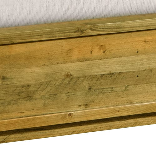 Melbournians Furniture Bedframe Woodstyle Solid Timber Bed Frame In Rustic Texture Multiple Size Bed Frame