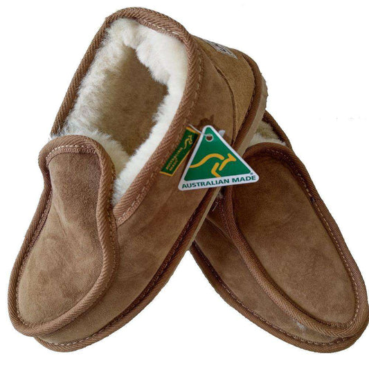 Merino Craft UGG Merino Craft Ben Slipper  - Chestnut