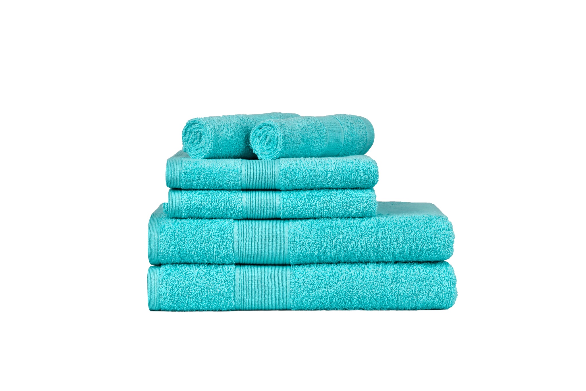 Amelia 500GSM 100% Cotton Towel Set -Single Ply carded 6 Pieces -Island Paradise Amelia