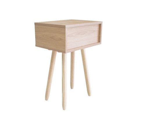 Milano Decor Bedside Table Bedside Table Kirrawee Drawers Nightstand Unit Cabinet Storage