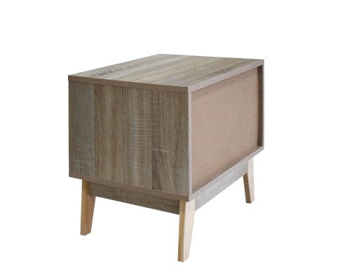 Milano Decor Bedside Table Bedside Table Manly Drawers Nightstand Unit Cabinet Storage