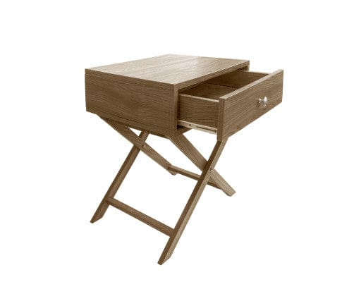 Milano Decor Bedside Table Bedside Table Surry Hills Oak Storage Cabinet Bedroom - One Pack - Oak