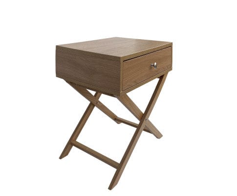 Milano Decor Bedside Table Bedside Table Surry Hills Oak Storage Cabinet Bedroom - One Pack - Oak