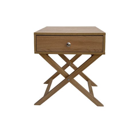 Milano Decor Bedside Table Bedside Table Surry Hills Oak Storage Cabinet Bedroom - One Pack - Oak