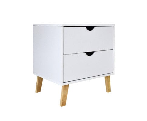 Milano Decor Bedside Table Bedside Table Turramurra Drawers Nightstand Unit Cabinet Storage