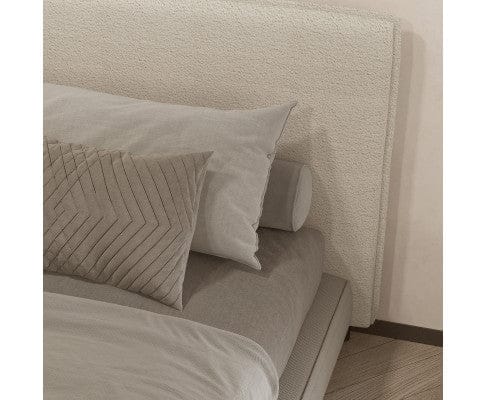 Milano Decor Bedhead Milano Decor Gia Boucle Bedhead Headboard Upholstered Luxury Cushioned White