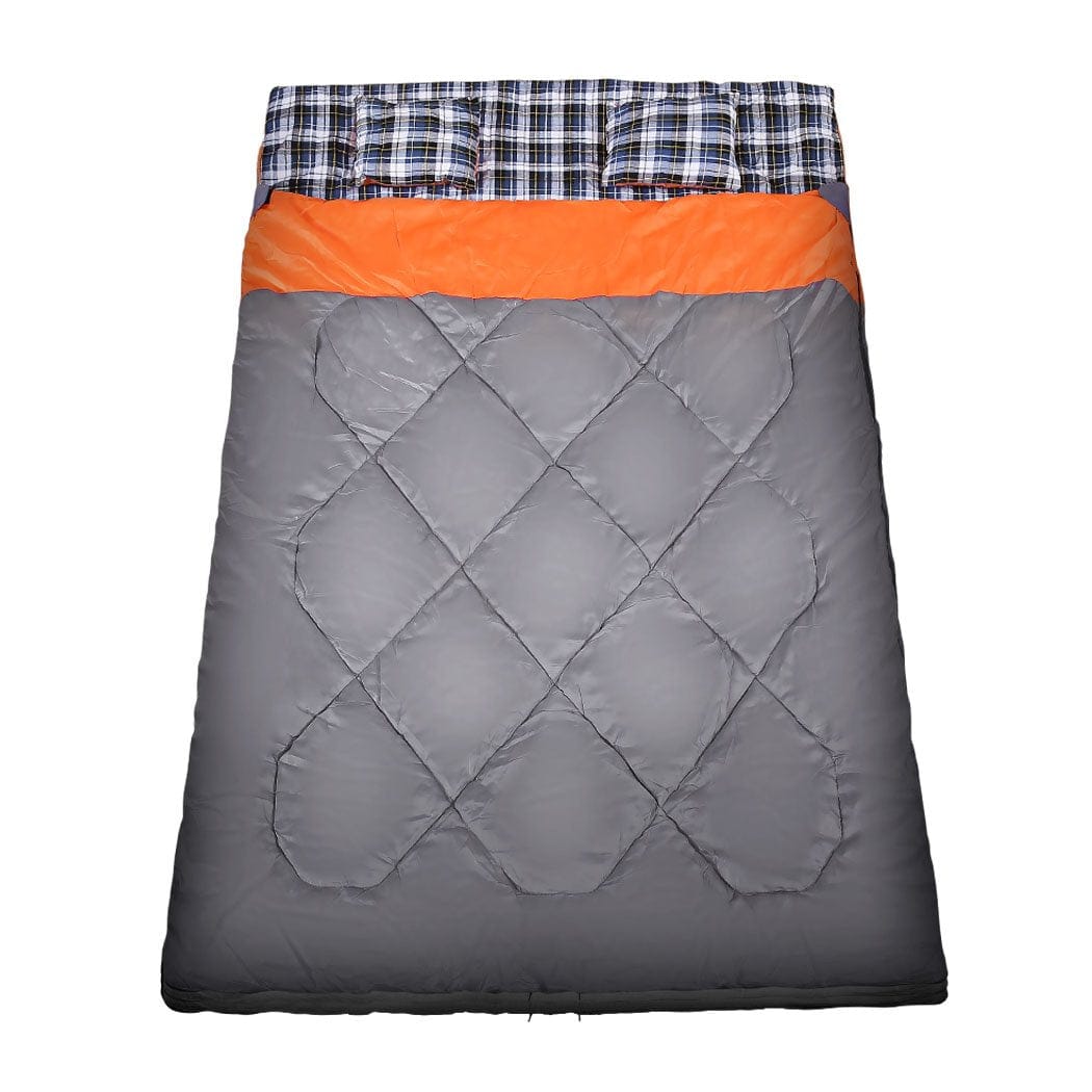 Mountview Outdoor Sleeping '-10Â°C Double Indoor Outdoor Adult Camping Hiking Envelope Sleeping Bag