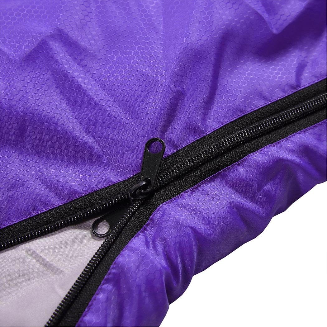 Mountview Outdoor Sleeping Single Sleeping Bag Bags Outdoor Camping Hiking Thermal -10 deg Tent
