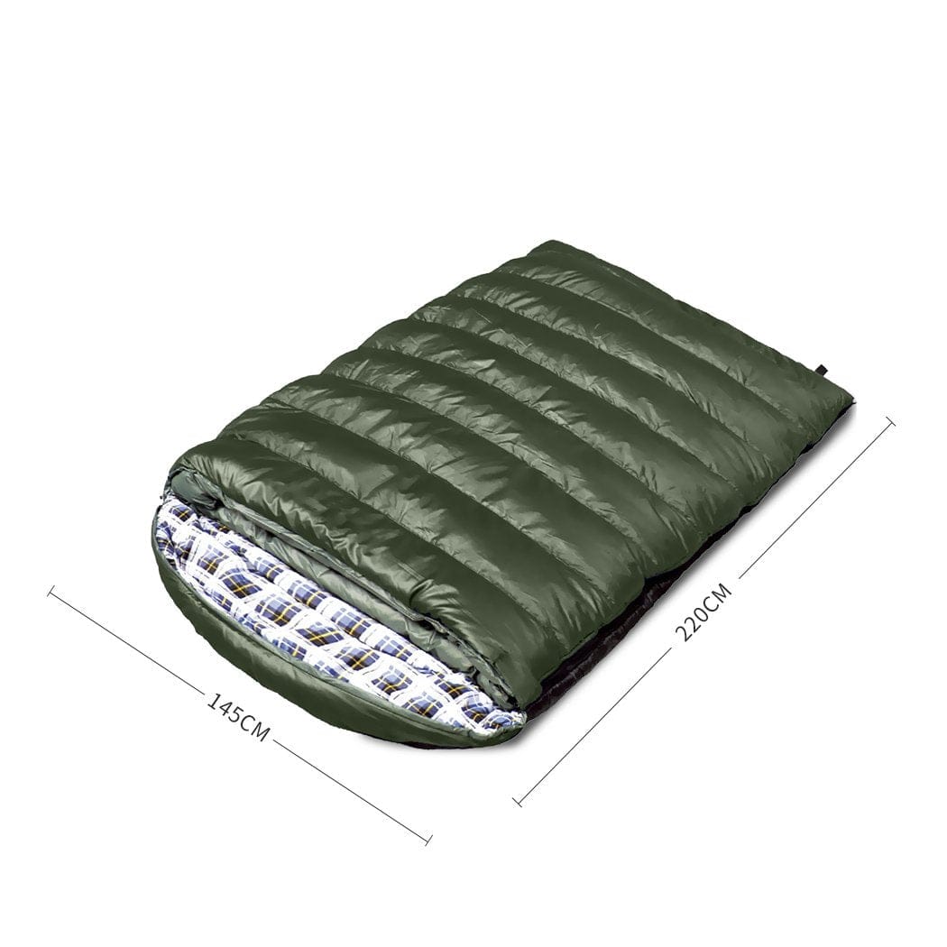 Mountview Outdoor Sleeping Sleeping Bag Double Bags Outdoor Camping Hiking Thermal -10 deg Tent