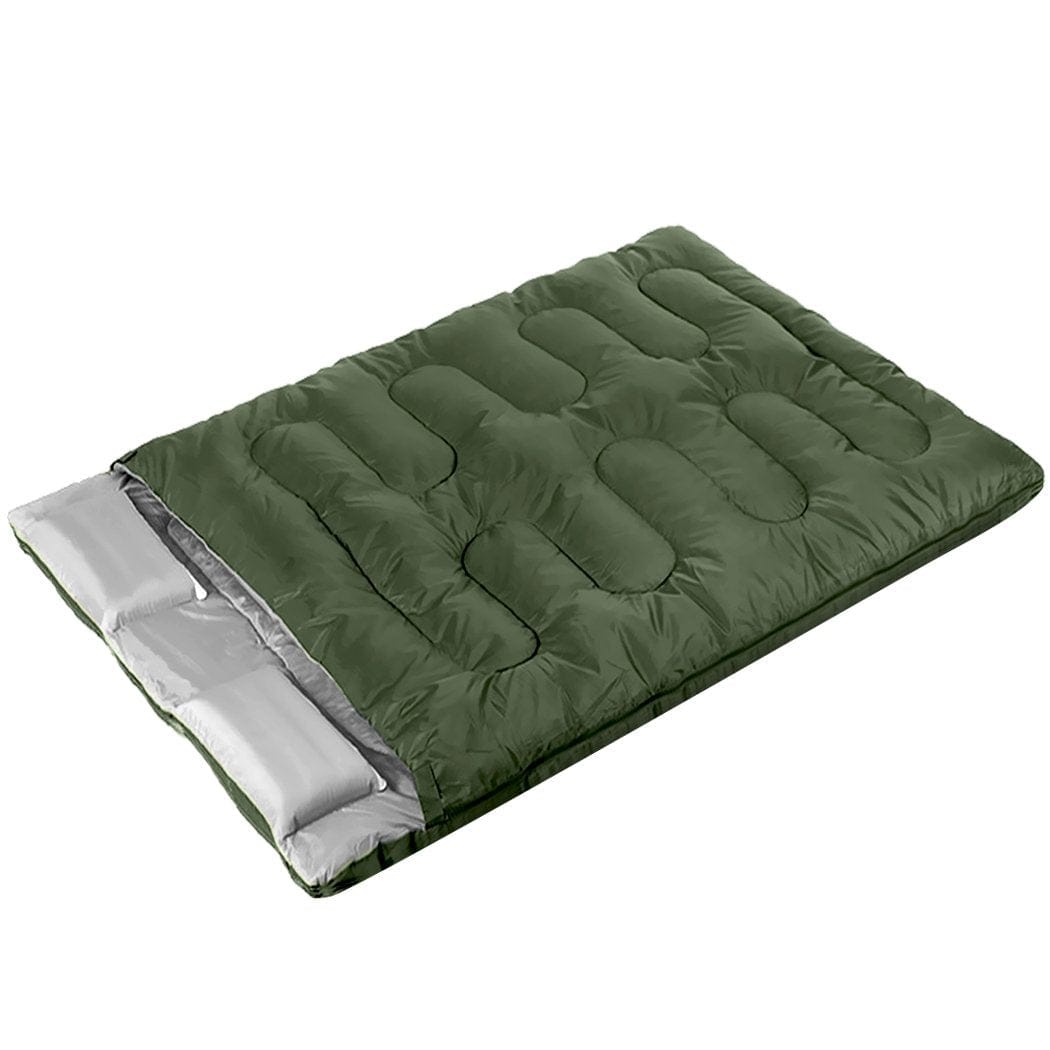Mountview Outdoor Sleeping Sleeping Bag Double Bags Outdoor Camping Thermal 0deg-18deg Hiking Tent