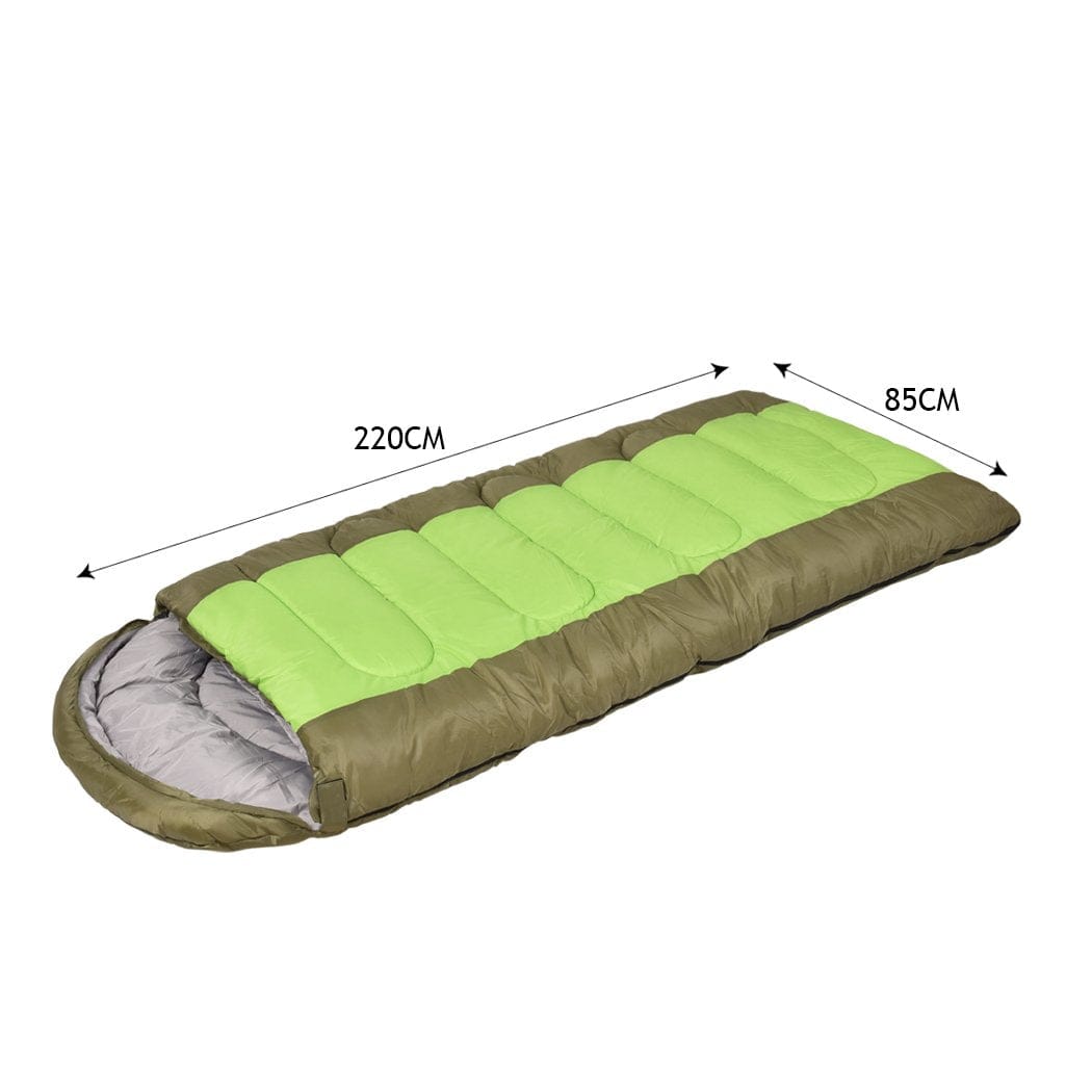 Mountview Outdoor Sleeping Sleeping Bag Outdoor Camping Single Bags Hiking Thermal -20 deg Winter