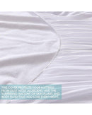 Fitted Waterproof Bed Mattress Protectors Covers King Single Dreamz