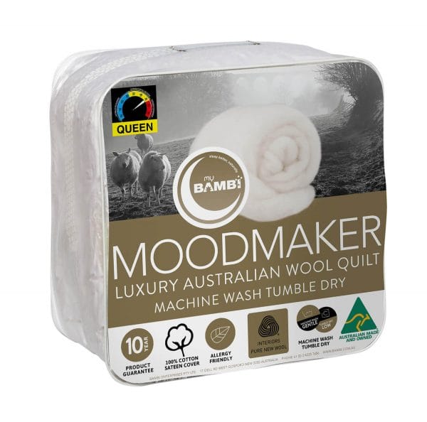 My Bambi Duvet/Quilt My Bambi MOODMAKER WOOL 300GSM Quilt - LIGHT LOFT