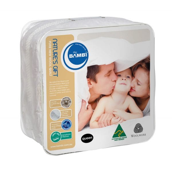 My Bambi Duvet/Quilt My Bambi NATURES GIFT WOOL 300GSM Quilt - LIGHT LOFT