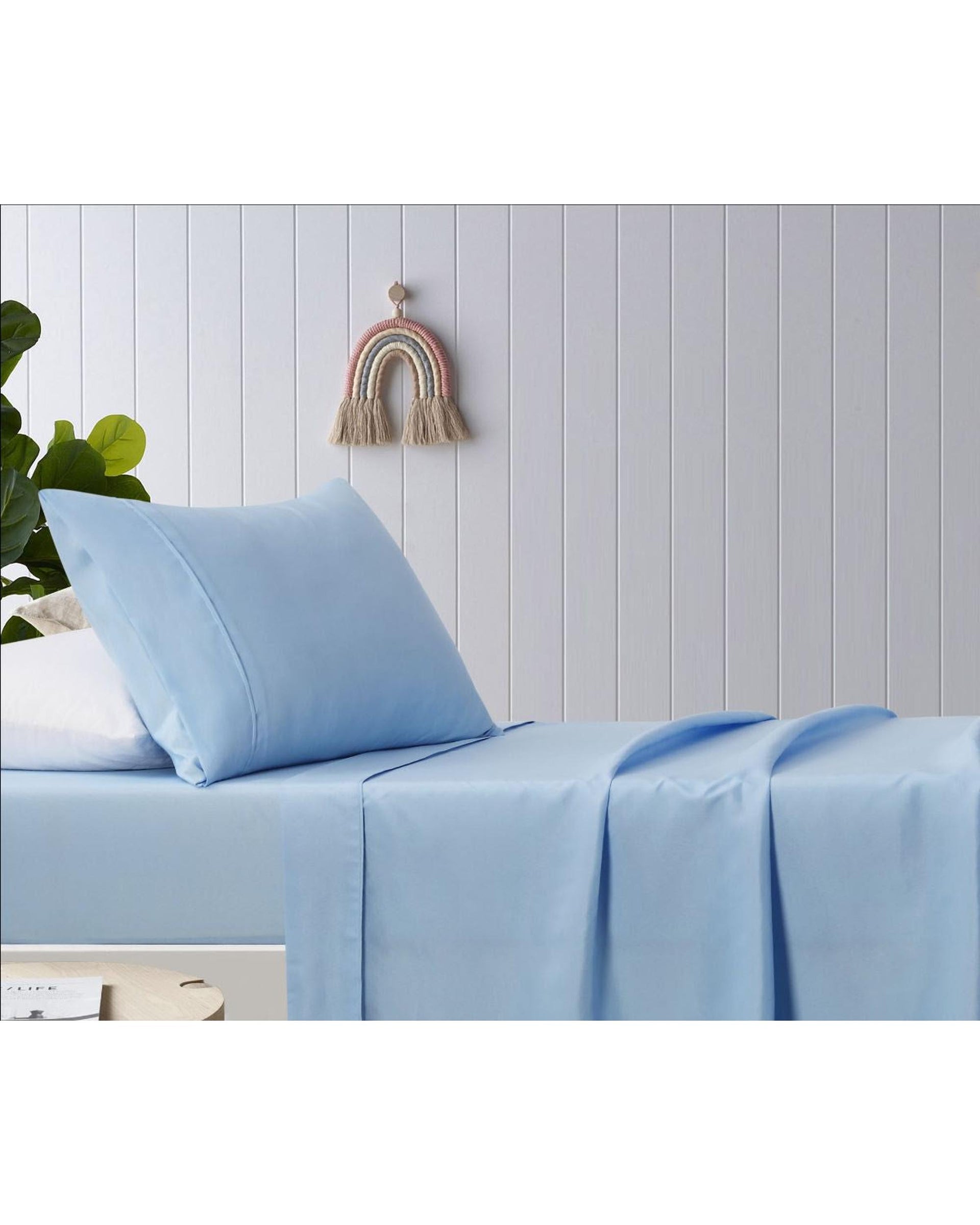 Happy Kids Blue Microfibre Sheet Set Happy Kids Bedding