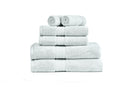 Amelia 500GSM 100% Cotton Towel Set -Zero Twist 6 Pieces -Glacier Grey Amelia