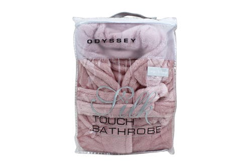 Odyssey Living Pajamas Dusty Rose / Small/Medium Odyysey Living Silk Touch Bathrobe