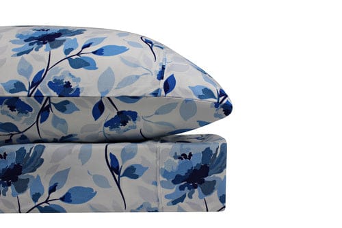 Odyssey Living Bed Sheets Hamptons / Single Odyssey Living Printed Thermal Flannel Sheet Set