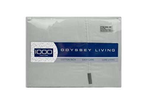 Odyssey Living Bed Sheets Odyssey Living 1000TC Cotton RICH Sheet Sets - Silver