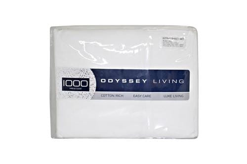 Odyssey Living Bed Sheets Odyssey Living 1000TC RICH Cotton Sheet Sets - White