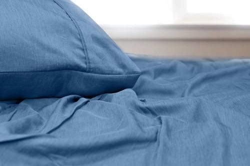 Odyssey Living Bed Sheets Odyssey Living Bamboo Blend Sheet Sets - Sterling Blue