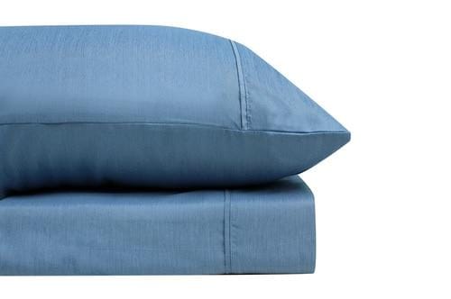Odyssey Living Bed Sheets Odyssey Living Bamboo Blend Sheet Sets - Sterling Blue