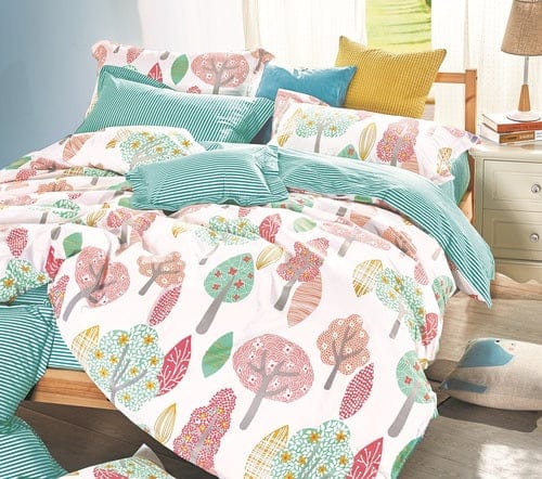 Odyssey Living Quilt Cover Odyssey Living Kids Single Cotton Printed Quilt Cover Set - Tulli - Single