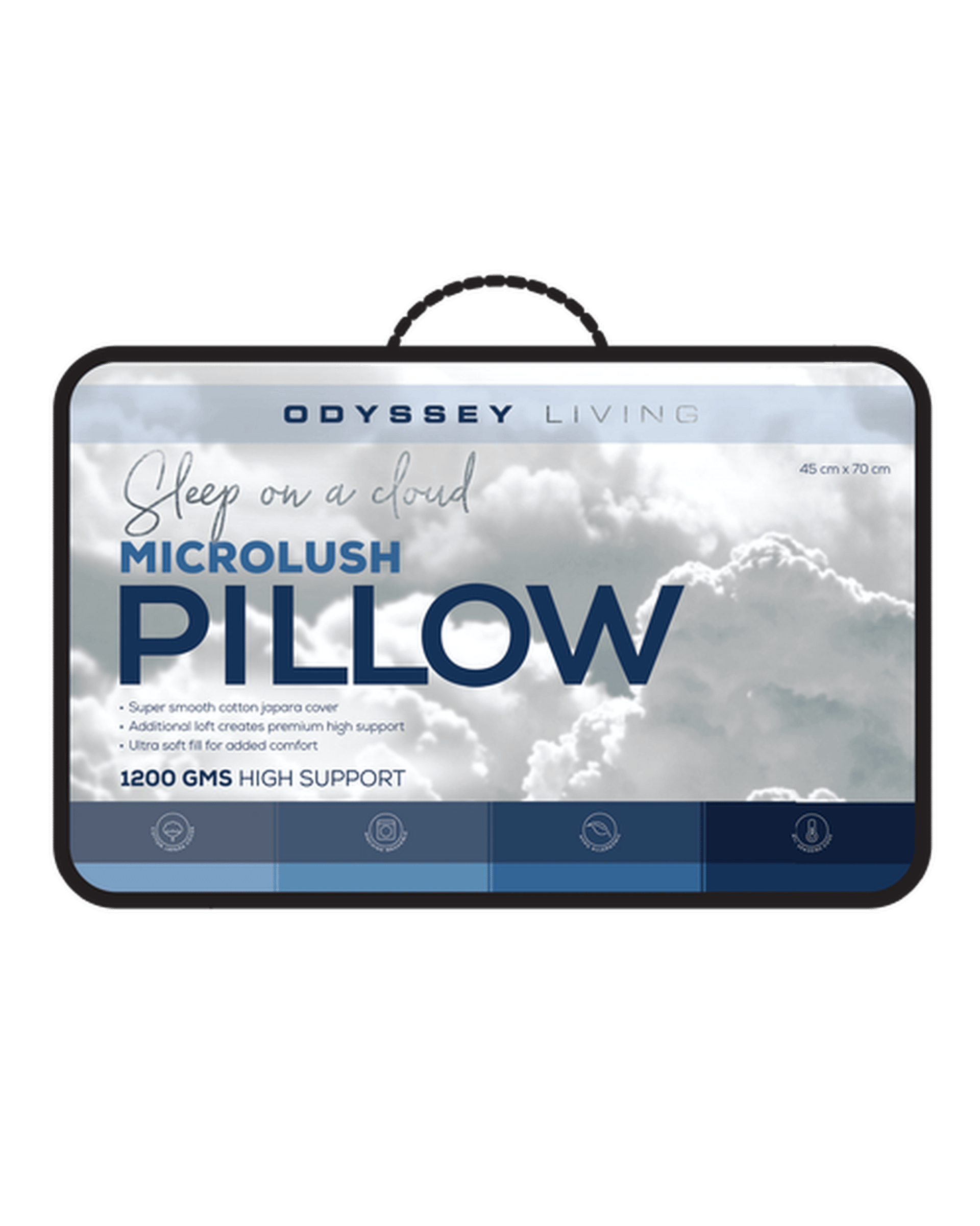 Odyssey Living Pillows/Cushions Odyssey Living Microlush Pillow - 1200GMS