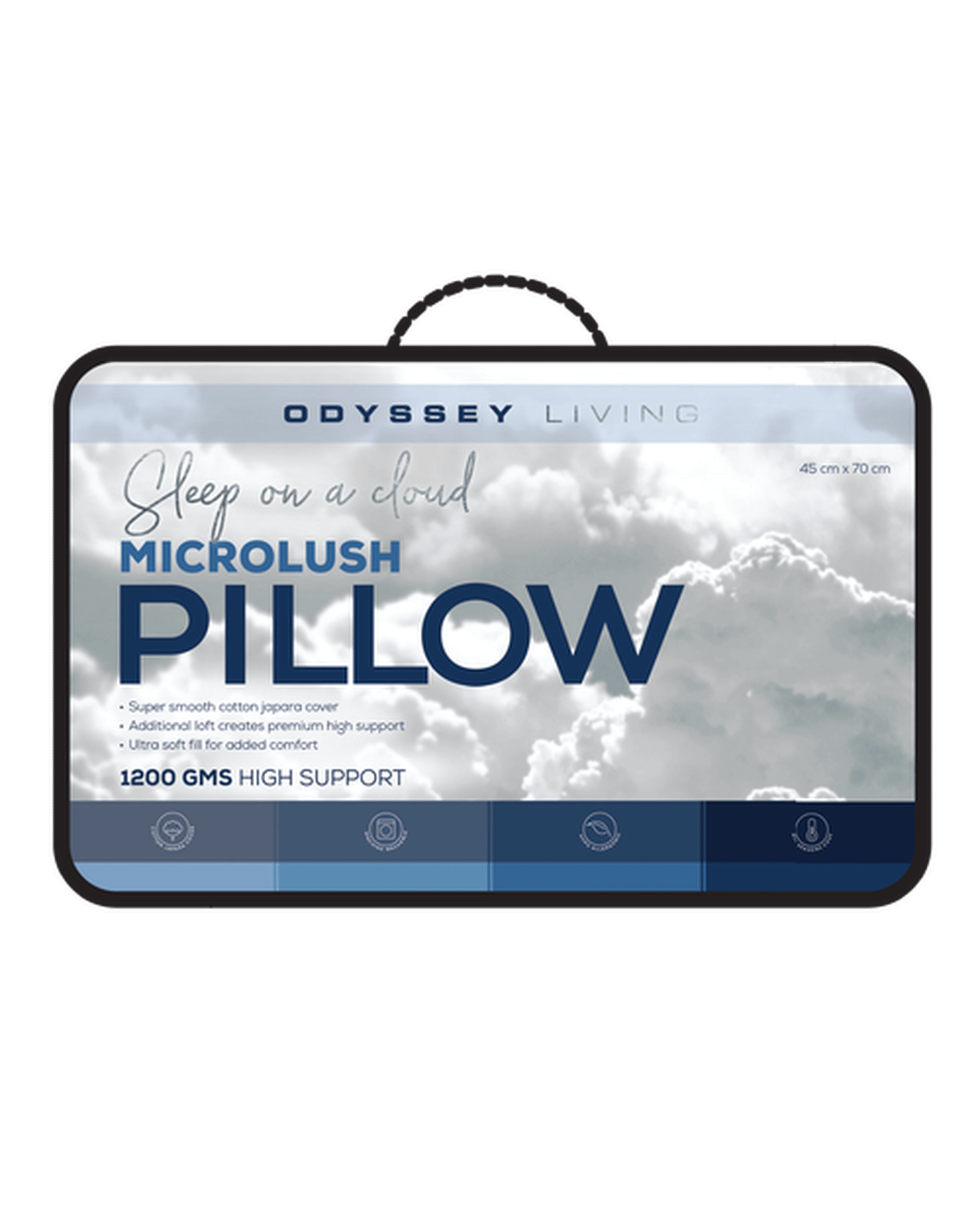 Odyssey Living Pillows/Cushions Odyssey Living Microlush Pillow - 1200GMS